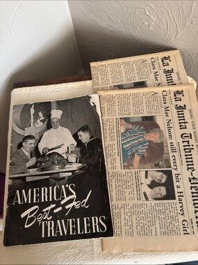 Vintage America's Best-Fed Travelers Paperback - Black & White Cover